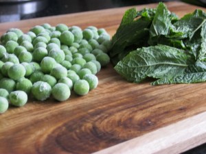 Pea and Mint soup 1