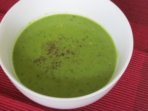 Pea and Mint soup 2