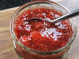 Strawberry chia jam