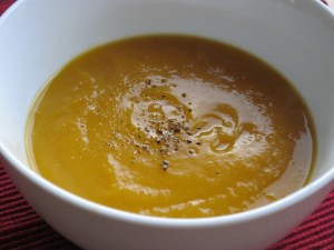 Sweet pot and ginger soup