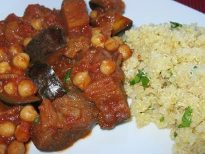 Tagine and quinoa