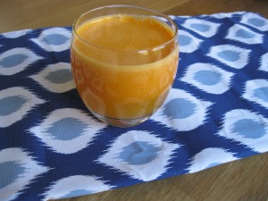 carrot, orange & ginger juice