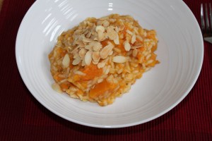 Butternut squash risotto