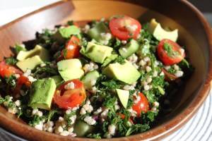 Kale & buckwheat salad