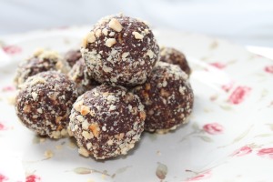 hazelnut chocolate balls